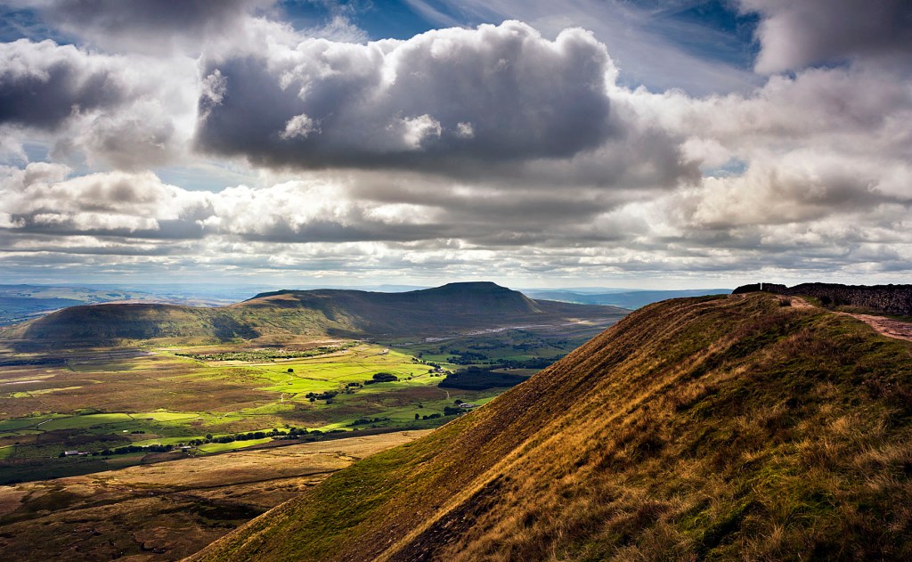 View from Whernside to Ingleborough