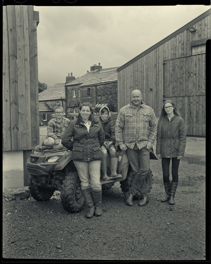 John and Steph Bland and Family, Thwaite Bridge Farm