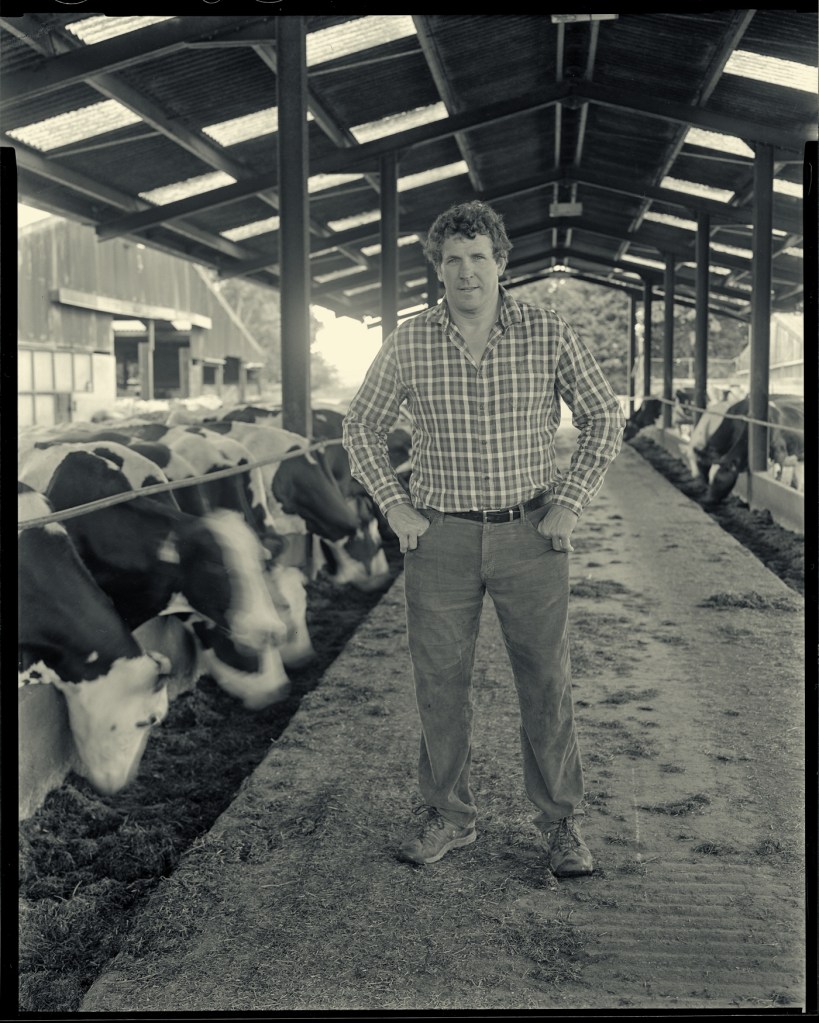 Jonathan Caygill with his cows at Manor House Farm