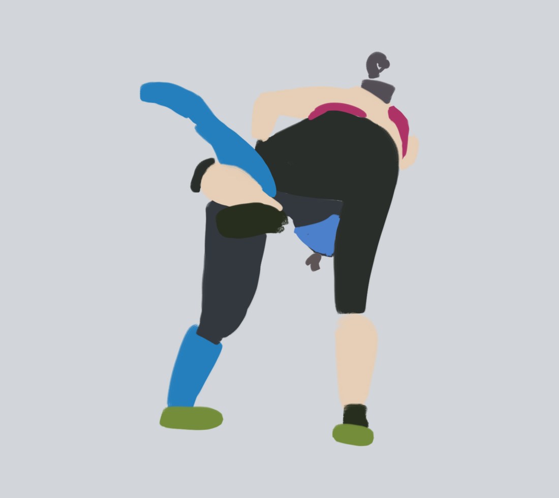 Cumberland & Westmorland Wrestling by Rachel Waller